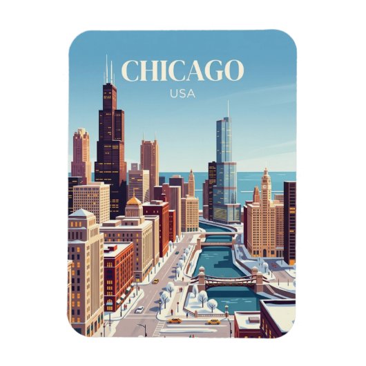 Chicago, VS Magneet (Verticaal)