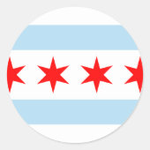 Chicago, VS Ronde Sticker (Voorkant)