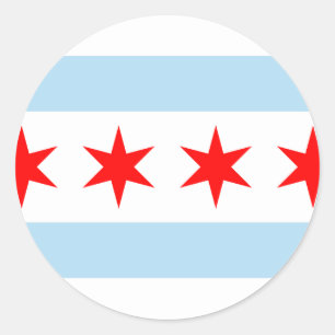 Chicago, VS Ronde Sticker