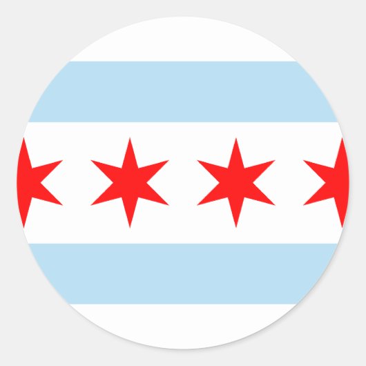 Chicago, VS Ronde Sticker (Voorkant)