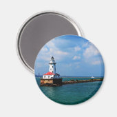 Chicago vuurtoren magneet (Voorkant / Achterkant)