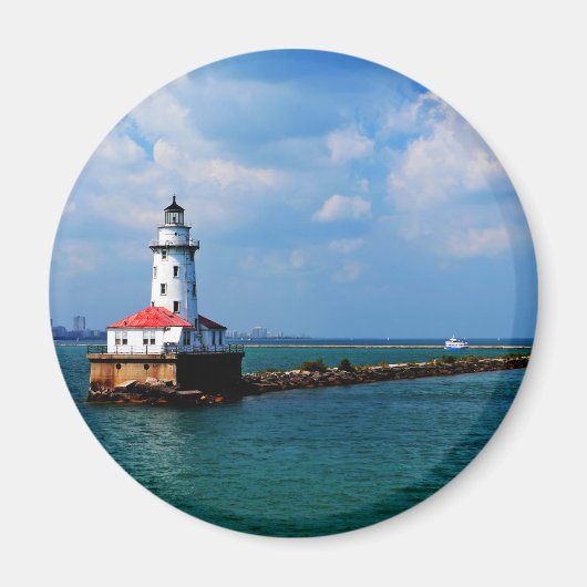 Chicago vuurtoren magneet (Voorkant)