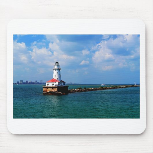 Chicago vuurtoren muismat (Voorkant)