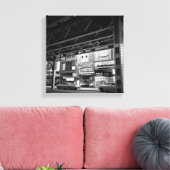 Chicago Wabash Avenue May 1961 Central Camera Cars Canvas Afdruk (Insitu (Woonkamer))