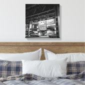 Chicago Wabash Avenue May 1961 Central Camera Cars Canvas Afdruk (Insitu (Slaapkamer))