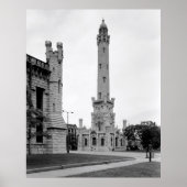  CHICAGO WATER TOWER 1933 POSTER (Voorkant)