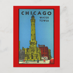  Chicago Water Tower Briefkaart