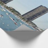 Chicago Waterfront Skyline Foto Cadeaupapier (Hoek)