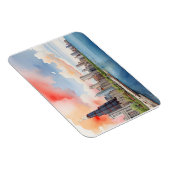 Chicago waterverf kunst magneet (Rechterzijde)