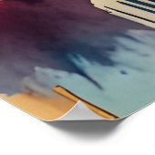 Chicago waterverf kunst poster (Hoek)