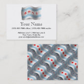 Chicago Waving Flag Visitekaartje (Voorkant / Achterkant)