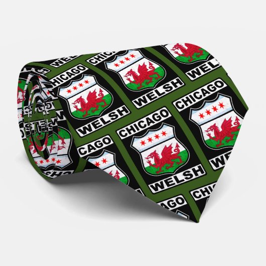 Chicago Welsh American Stropdas (Opgerold)