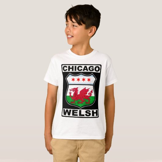 Chicago Welsh American T-shirt (Voorkant volledig)