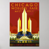 Chicago-Weltausstellung 1933 Poster (Voorkant)