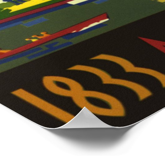 Chicago wereld is eerlijk. Een eeuw vooruitgang Poster (Hoek)