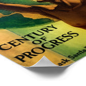 Chicago Wereldtentoonstelling 1933 Vintage Poster (Hoek)