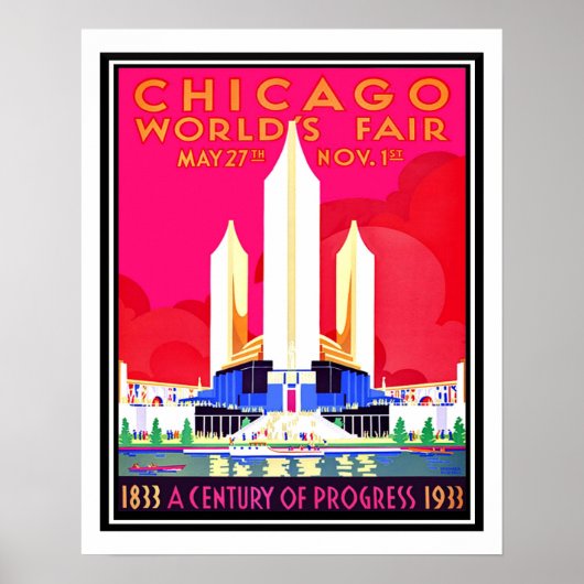 Chicago Wereldwijde  reproductie Poster
