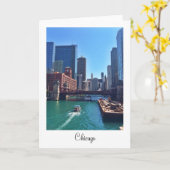 Chicago White Greeting Card Kaart (Gele Bloem)