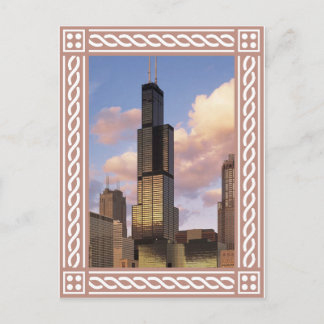 Chicago - Willis Tower - Briefkaart voor Sears Tow