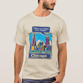 Chicago/Willis Tower T-shirt (Voorkant)
