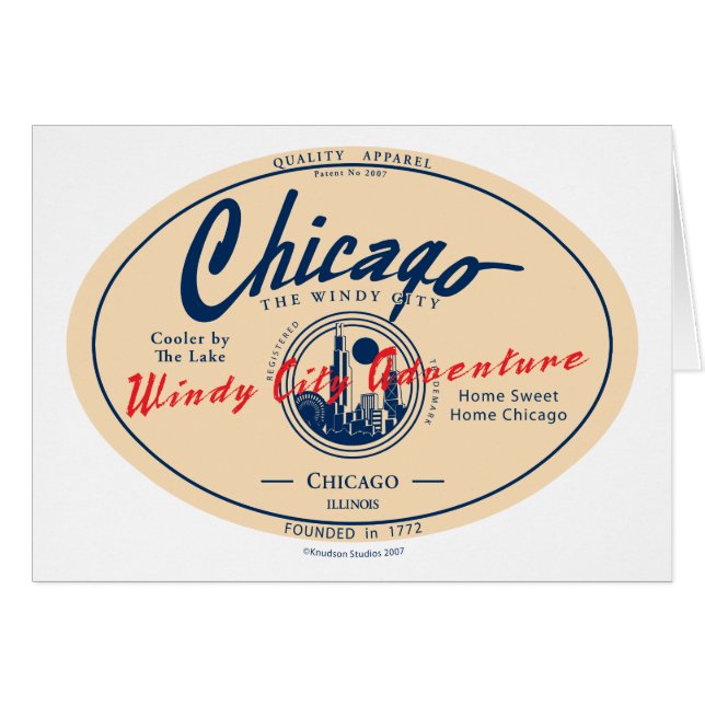 Chicago Windy City (Voorkant Horizontaal)