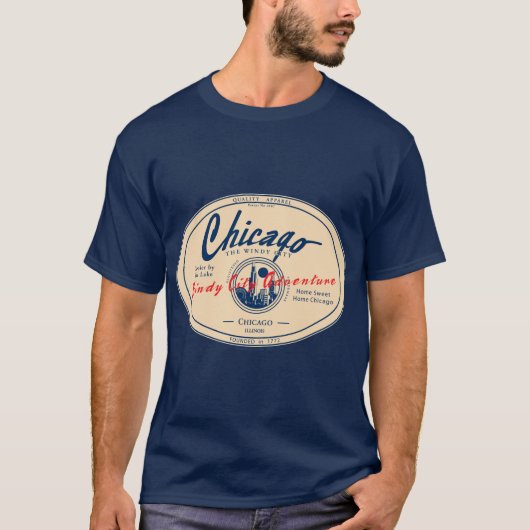 Chicago Windy City Adventure T-shirt (Voorkant)