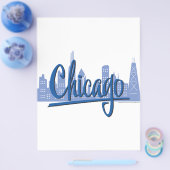 Chicago Windy City Skyline Flyer (Enkel)