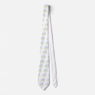 Chicago Windy City Skyline Stropdas