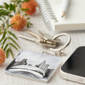 Chicago Winter Bean Sleutelhanger (Voorkant Rechts)