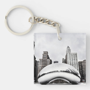 Chicago Winter Bean Sleutelhanger