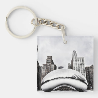 Chicago Winter Bean Sleutelhanger