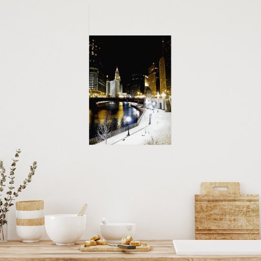 Chicago Winter Poster (Keuken)