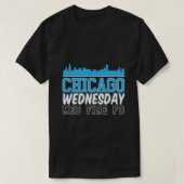 Chicago Woensdag Med Fire PD T-shirt (Design voorkant)