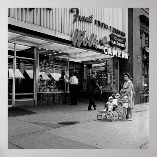 Chicago Wolk Camera 1963 Foto 133 North Wabash Poster (Voorkant)