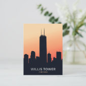 Chicago Wolkenkrabber Briefkaart (Staand voorkant)