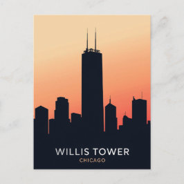Chicago Wolkenkrabber Briefkaart