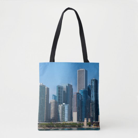 Chicago Wolkenkrabbers Tote Bag (Voorkant)