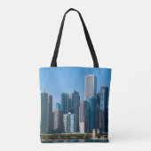 Chicago Wolkenkrabbers Tote Bag (Achterkant)