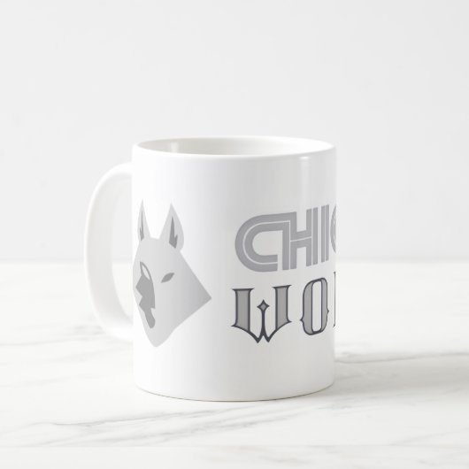 Chicago Wolves Klassieke Mok (Voorkant links)