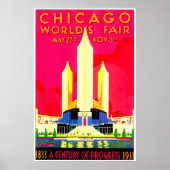 Chicago Worlds Fair 1911 Poster (Voorkant)