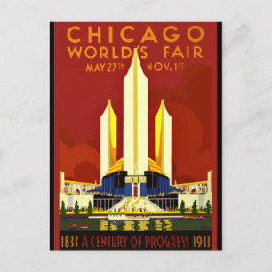 Chicago World's Fair, 1933 Briefkaart