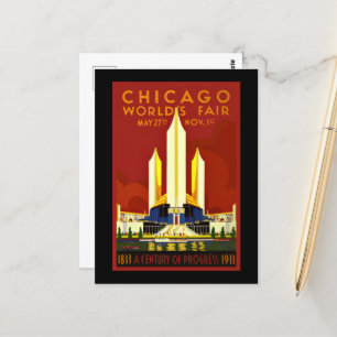 Chicago World's Fair, 1933 Briefkaart