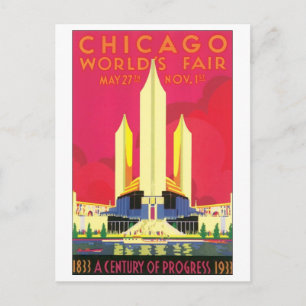 Chicago World's Fair, 1933 Briefkaart