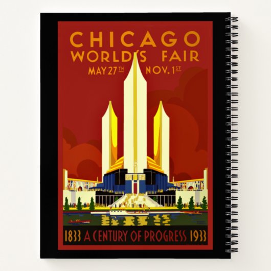Chicago World's Fair, 1933 Notitieboek (Achterkant)