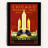 Chicago World's Fair, 1933 Notitieboek (Voorkant)
