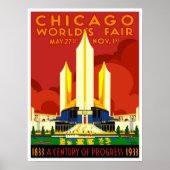 Chicago World's Fair 1933 Poster (Voorkant)
