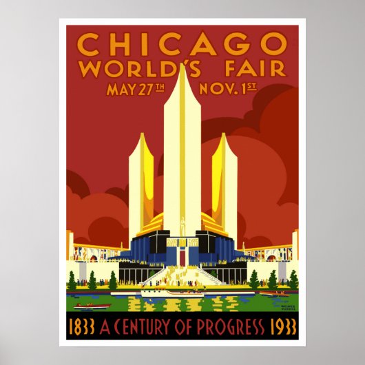 Chicago World's Fair 1933 Poster (Voorkant)