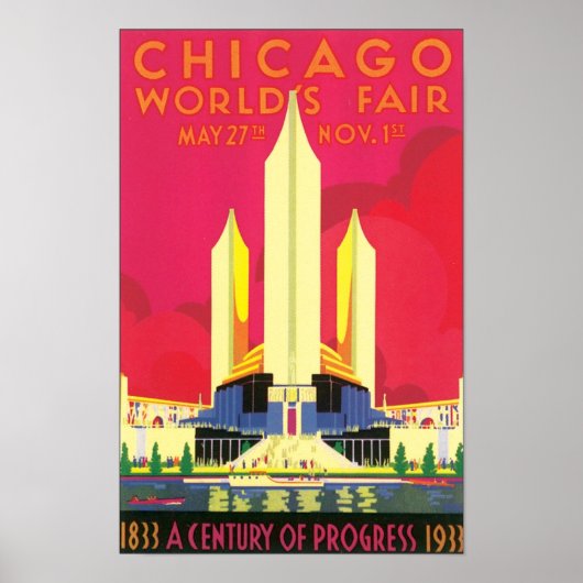 Chicago World's Fair, 1933 Poster (Voorkant)