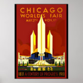 Chicago World's Fair, 1933 Poster (Voorkant)