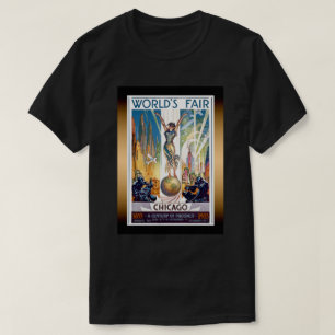 Chicago World's Fair 1933 - Vintage Retro Art Deco T-shirt